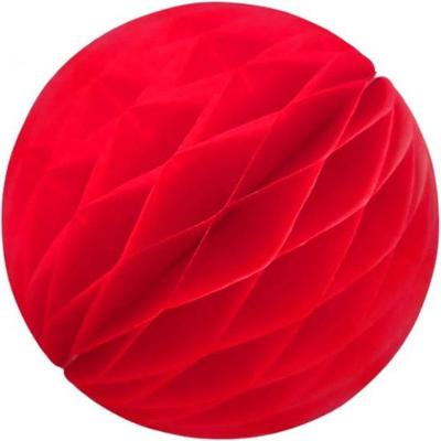 Enfeite De Papel Globo 48cm Vermelho 1 Unidade