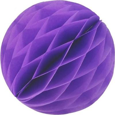 Enfeite De Papel Globo 48cm Roxo 1 Unidade