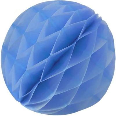 Enfeite De Papel Globo 48cm Azul Claro 1 Unidade