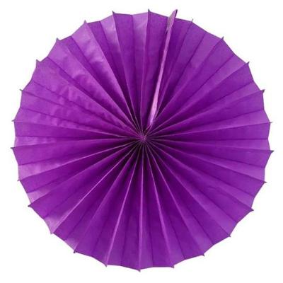 Enfeite De Papel Fiorata 30cm Roxo 1 Unidade