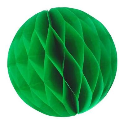 Enfeite De Papel Globo 21cm Verde Bandeira 1 Unidade