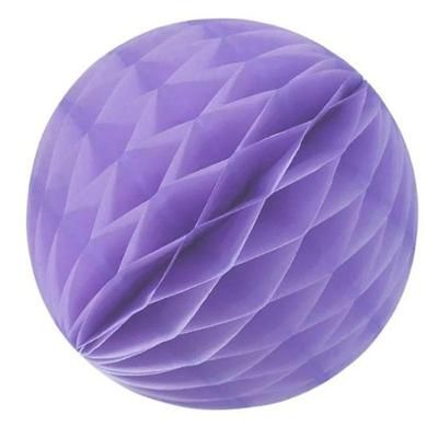 Enfeite De Papel Globo 21cm Lilás 1 Unidade