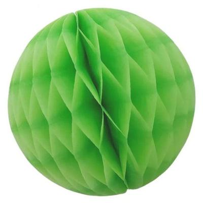 Enfeite De Papel Globo 21cm Verde Claro 1 Unidade