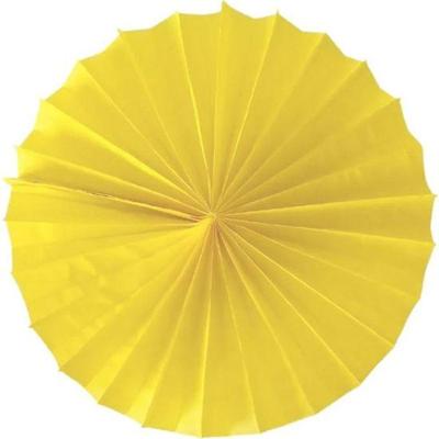 Enfeite De Papel Fiorata 40cm Amarelo Claro 1 Unidade