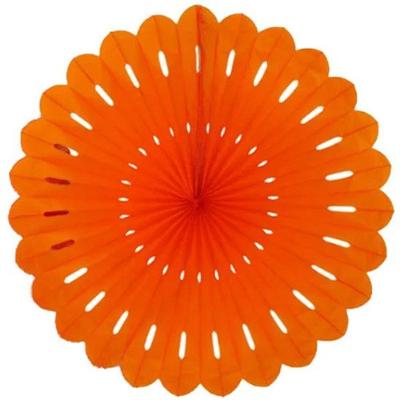 Enfeite De Papel Margarida Fiorata 63cm Laranja 1 Unidade