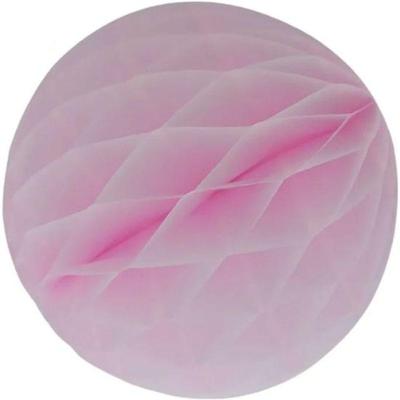 Enfeite De Papel Globo 48cm Rosa Claro 1 Unidade