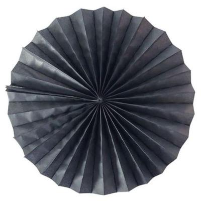 Enfeite De Papel Fiorata 30cm Preto 1 Unidade