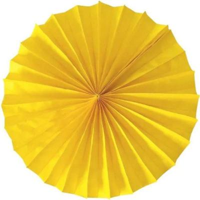 Enfeite De Papel Fiorata 40cm Amarelo Ouro 1 Unidade