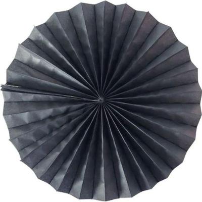 Enfeite De Papel Fiorata 40cm Preto 1 Unidade