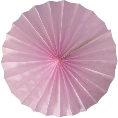 Enfeite De Papel Fiorata 40cm Rosa Claro 1 Unidade