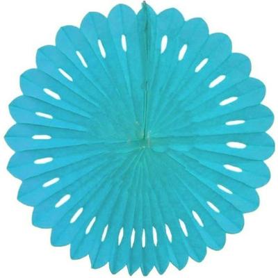 Enfeite De Papel Margarida Fiorata 63cm Azul Claro 1 Unidade