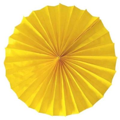 Enfeite De Papel Fiorata 30cm Amarelo Ouro 1 Unidade