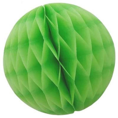 Enfeite De Papel Globo 34cm Verde Claro 1 Unidade
