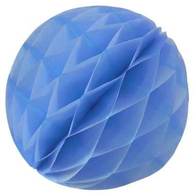 Enfeite De Papel Globo 21cm Azul Claro 1 Unidade
