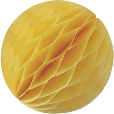 Enfeite De Papel Globo 48cm Amarelo Ouro 1 Unidade