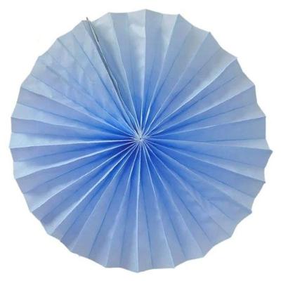 Enfeite De Papel Fiorata 30cm Azul Claro 1 Unidade