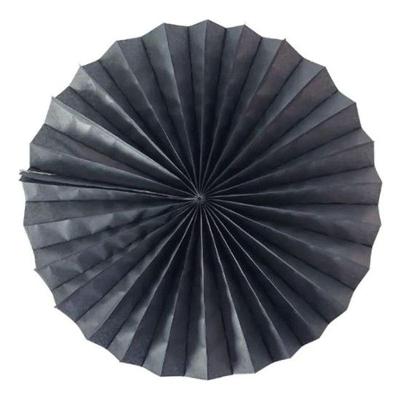 Enfeite De Papel Fiorata 20cm Preto 1 Unidade