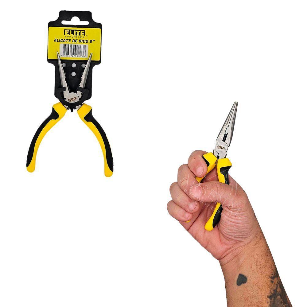 Alicate De Bico Meia Cana 6 Polegadas Elite - 2