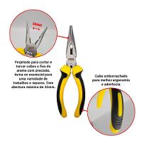 Alicate De Bico Meia Cana 6 Polegadas Elite - 3