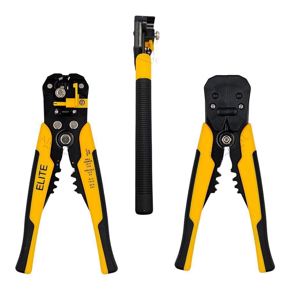 Alicate Desencapador E Crimpador De Fios Elétricos Elite - 3
