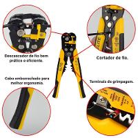 Alicate Desencapador E Crimpador De Fios Elétricos Elite - 2