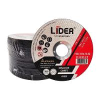 Kit 50 Discos De Corte Fino 1mm Lider 115x22mm 4 1/2 - 1