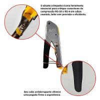 Alicate Crimpador Coaxial Para Redes E Antenas - 3