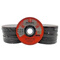 Kit 100 Discos De Corte Inox Fino 1mm Samurai 115x22mm 4 1/2 - 1