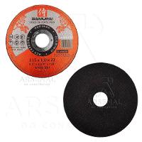 Kit 10 Discos De Corte Inox Fino 1mm Samurai 115x22mm 4 1/2