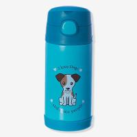 Garrafa Infantil Click Com Canudo I Love Dogs - Zonacriativa - 1