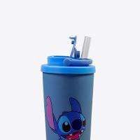 Copo Spring Com Canudo Stitch - Disney - 2