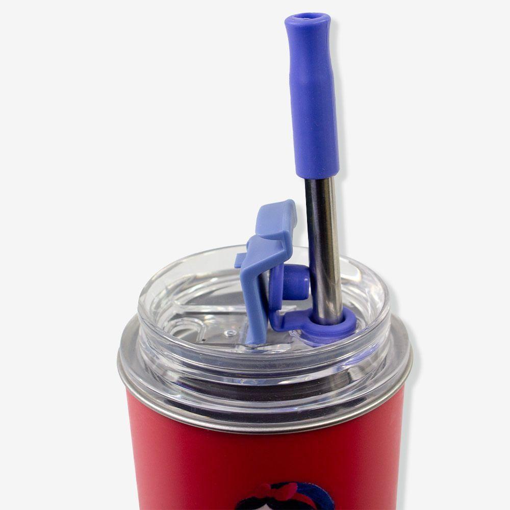 Copo Neo Com Canudo Branca De Neve - Disney - 2