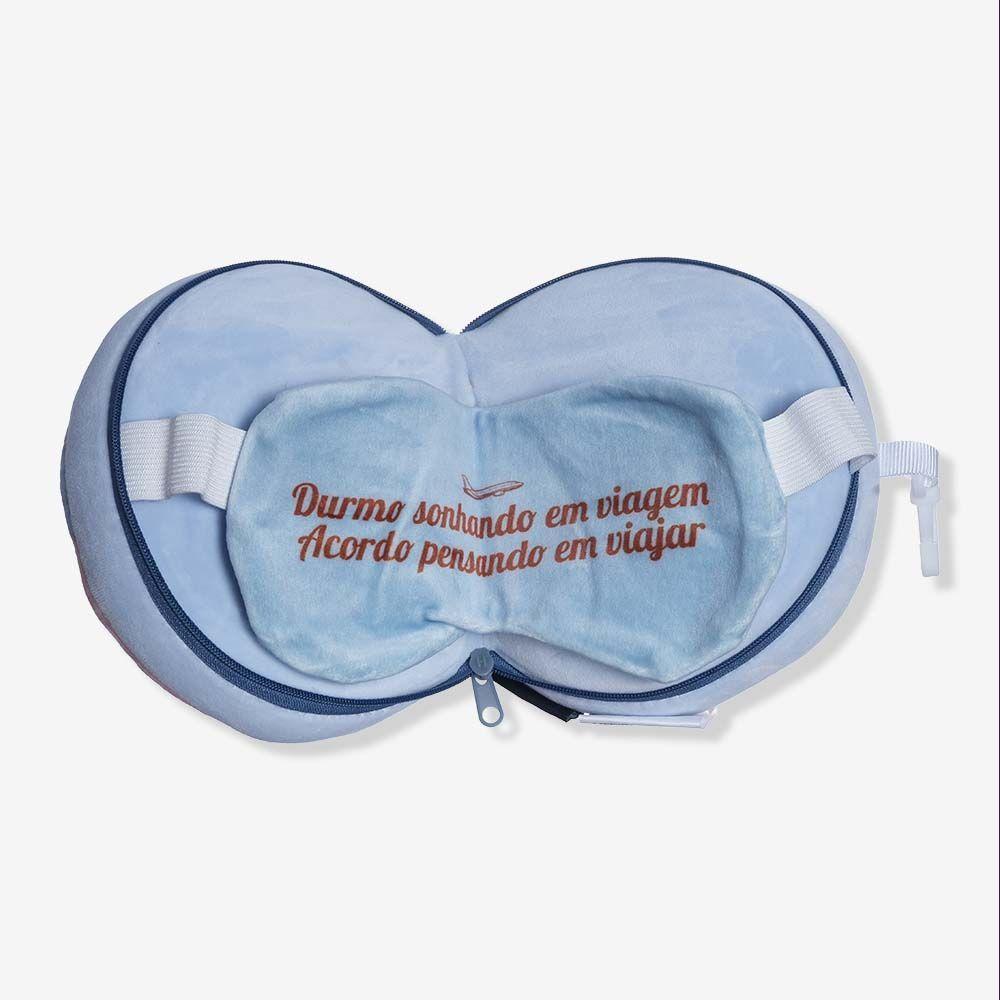 Máscara De Dormir Com Almofada Viagem - Zonacriativa - 2