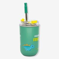 Copo Neo Com Canudo Dinossauro Zonacriativa - 3