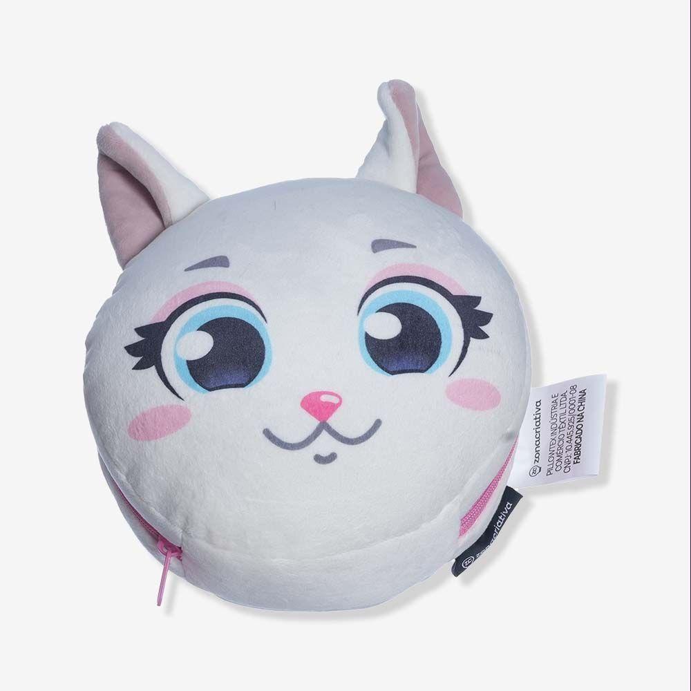 Máscara De Dormir Com Almofada Eu Amo Gatos Zonacriativa - 1