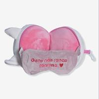 Máscara De Dormir Com Almofada Eu Amo Gatos Zonacriativa - 2