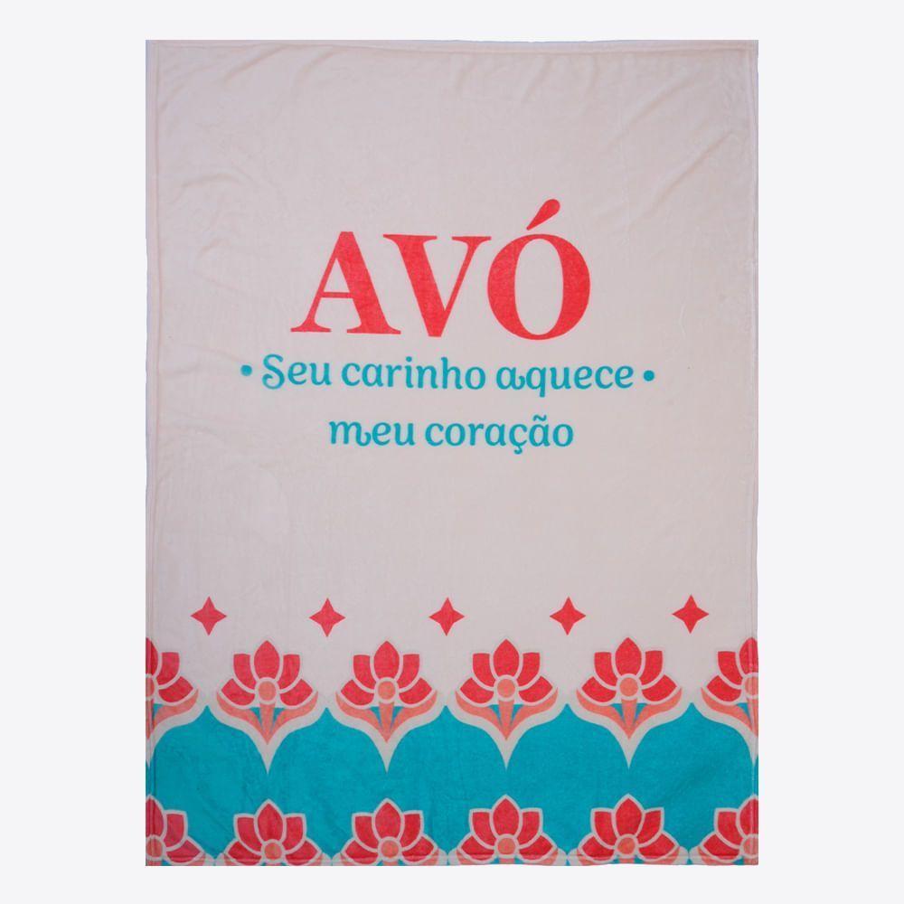 Almofada Com Manta Avó Azulejo Floral Zonacriativa - 2
