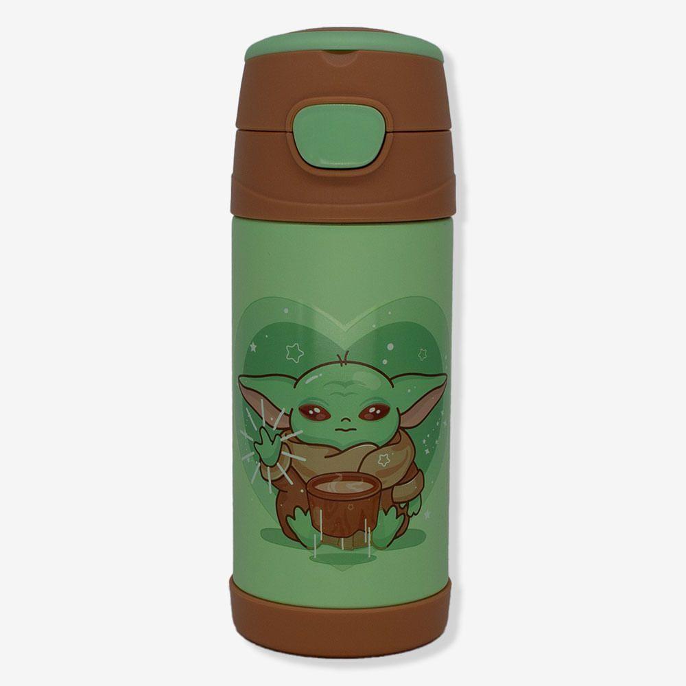 Garrafa Térmica Infantil Top Handle Baby Yoda Star Wars - 1
