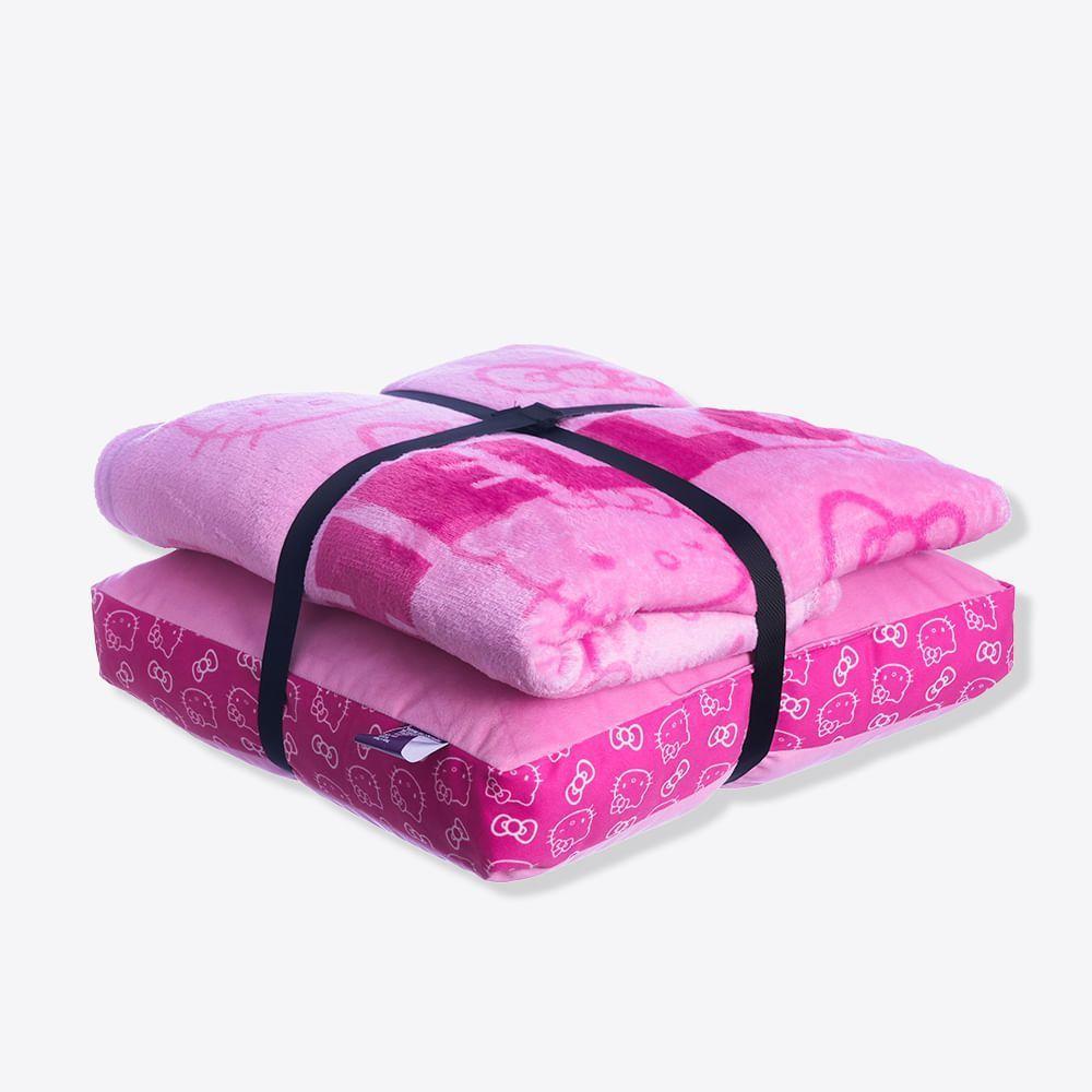 Almofada Com Manta Hello Kitty - 2