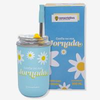 Copo Neo Com Canudo Amigas Primavera Zonacriativa - 2