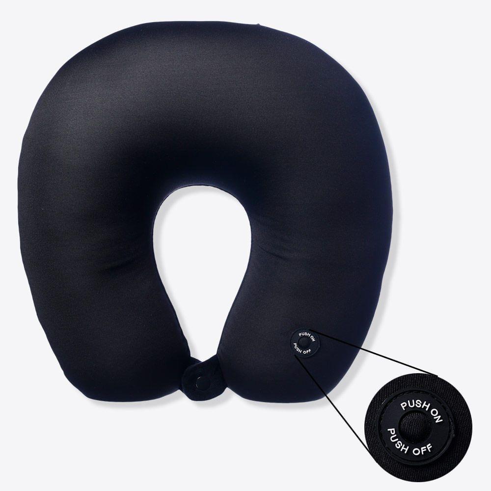 Almofada Pescoço Preta - Zonacriativa Almofada Pescoço Massageadora Preta - Zonacriativa - 1