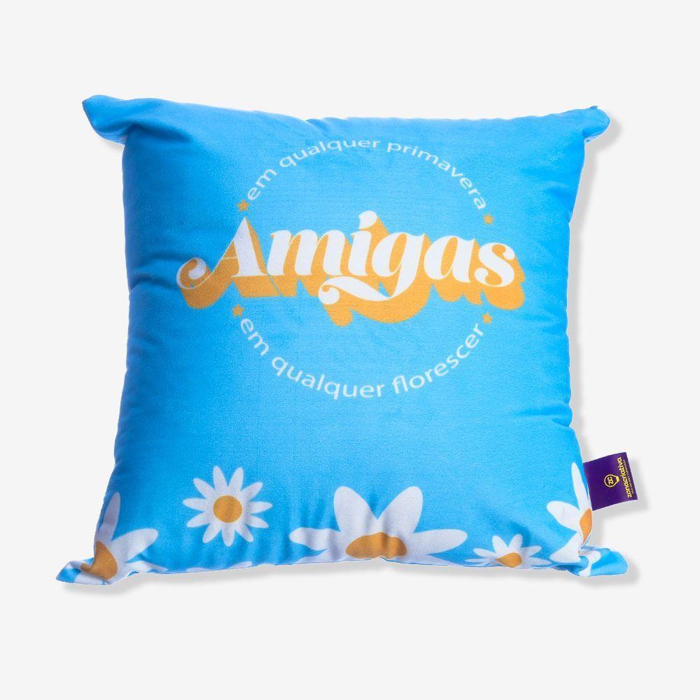Almofada 40x40 Amiga Primavera Zonacriativa - 1