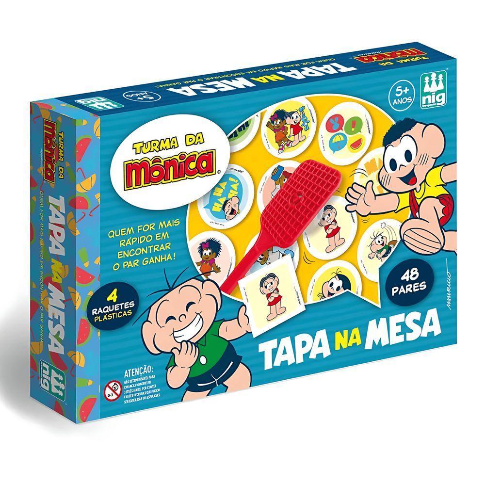 Jogo Tapa Na Mesa - Turma Da Mônica - Nig Brinquedos - 1