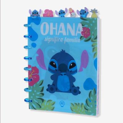 Caderno Com Divisória Stitch Disney