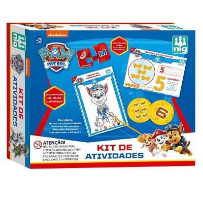 Kit Atividades- Patrulha Canina - Nig Brinquedos