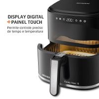 Fritadeira Sem Óleo Air Fryer Digital 5L Mondial Preto 2000w AF-50-DV 60hz 220V - 6