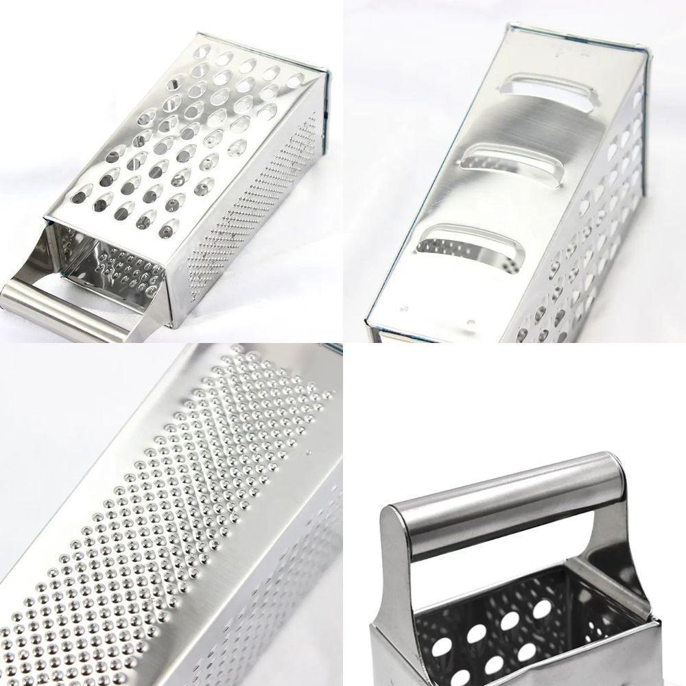 Ralador 4 Faces Inox 24 Cm Legumes Verduras Frutas Queijo - 7