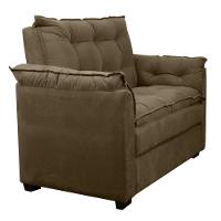 Sofá 2 Lugares Confortável Pequeno 140cm Small Herrero Marrom Claro