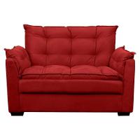 Sofá 2 Lugares Confortável Pequeno 140cm Small Herrero Vermelho - 5