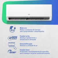 Ar Condicionado Split HQ Hi Wall Inverter 12.000 BTUs Frio Monofásico Branco HQ-INV12000FH 220V - 9